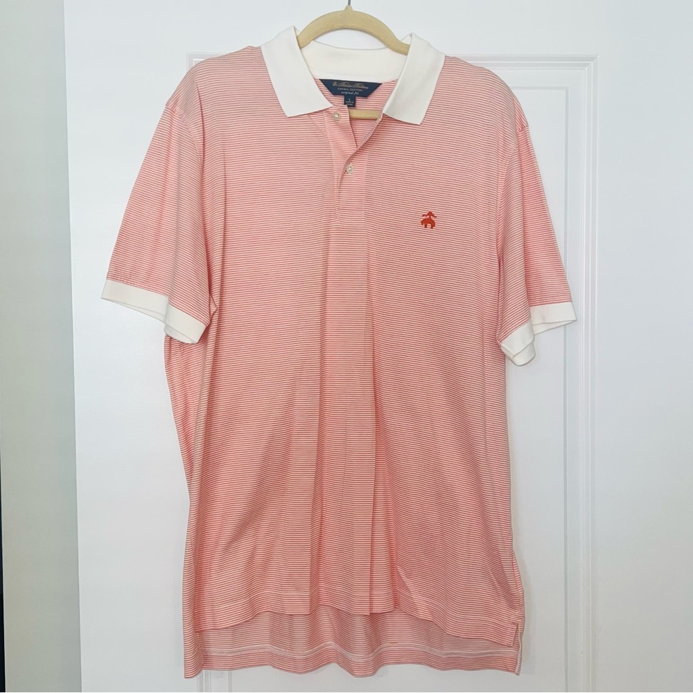 Brooks Brothers Striped Polo Size Large NWOT